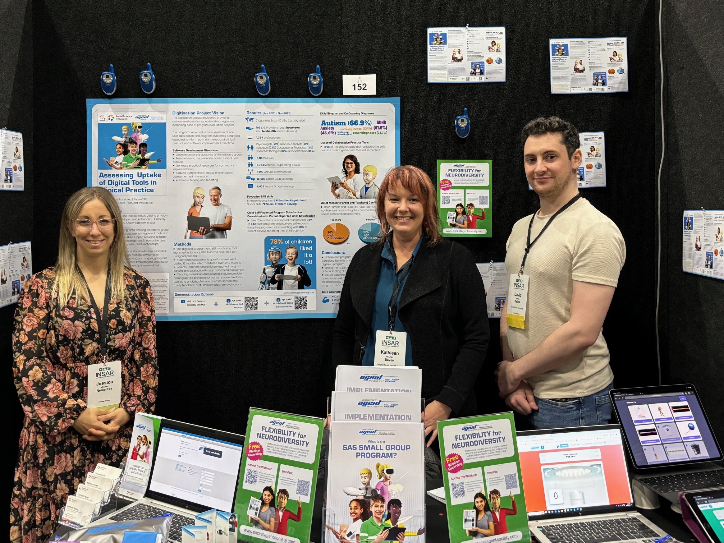 SAS research team presenting a 2024 poster